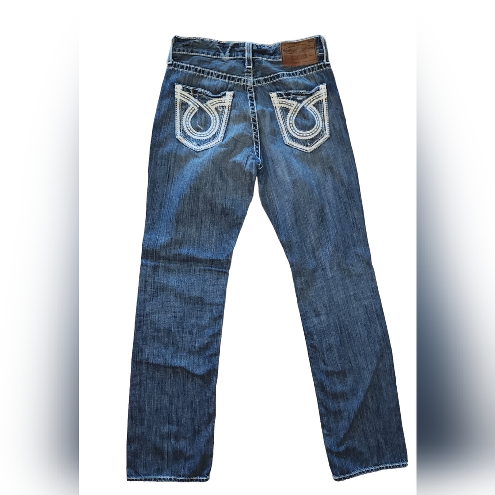 Size 31 XLong Big Star Vintage Voyager Straight Stretch Jeans - Picture 4 of 4